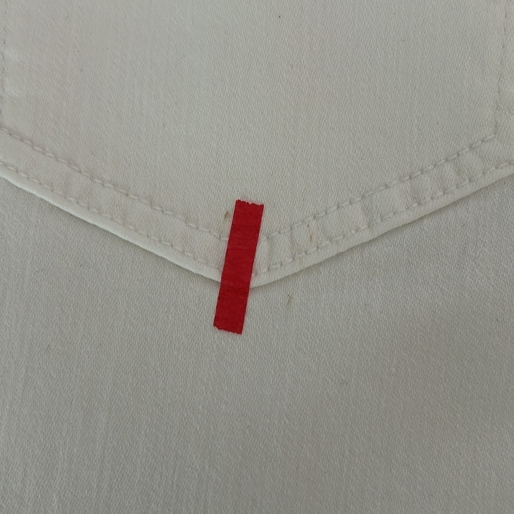 J Crew 9" demi-boot crop jean BQ301 Size 26 White - Picture 7 of 9